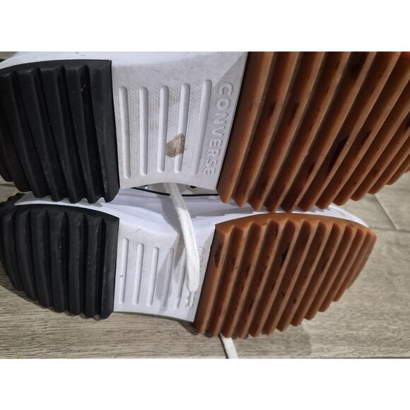 Converse Chuck Taylor All Star Platform High White Womens Size 7 Preowned - Picture 5 of 8